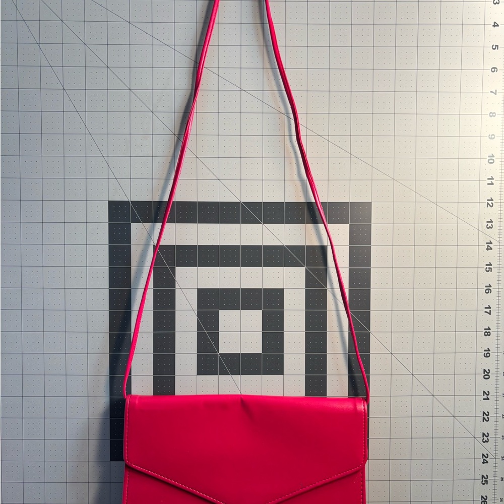 Vintage Elegant Pink Fuchsia Shoulder and or Clutch Bag